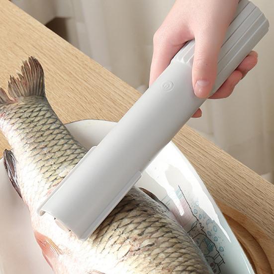 Elektrisk kokosnøttrasper Maskin Håndholdt Spatel Skreller Rivejern med Sprutbeskyttelse Roterende Kniv Én-knapps Kontroll Kjøkkenverktøy