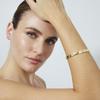 Bracelet - LUXENTER - Ranme - 18c Yellow Gold Metal Alloy - Multicolored Zirconia - Diameter 64 Mm