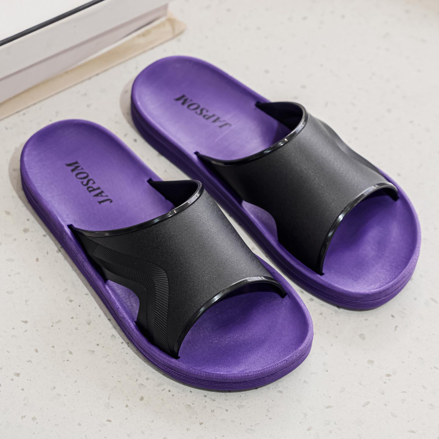 

Men s Lightweight Non-slip EVA Sole Slippers for All Seasons 39 фиолетовый