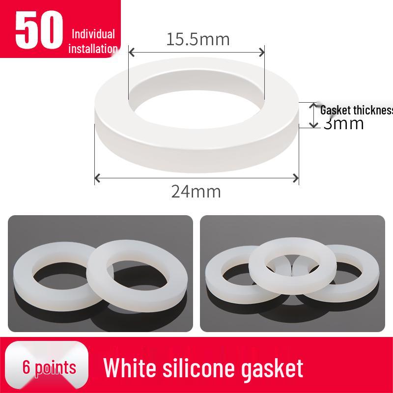 4-Punkt Silikondichtung & 6-Punkt Gummihahn-Unterlegscheiben-Set