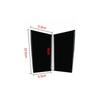 2pcs Piano Black Car Inner Accessories Car Soft PVC Plastic Door Storage Slot Mats Cover Trim For BMW 5 Series I5 G60 2024 2025