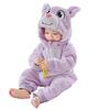 MICHLEY Carniva Baby Rompers Winter Clothes Flannel Hooded Bodysuits Pajamas Animals Overall Jumpsuit For Girls Boys Kids
