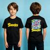 Snorks Cartoon Graphic Printed TShirt Boys and Girls Casual T-shirt Kids Summer Polyester Short Sleeve Daily Life Children Shirt