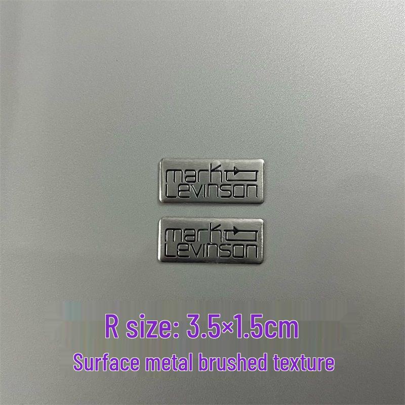 Dekorative Metallaufkleber für Auto-Audio-Lautsprecher von Bose, Harman Kardon, JBL.