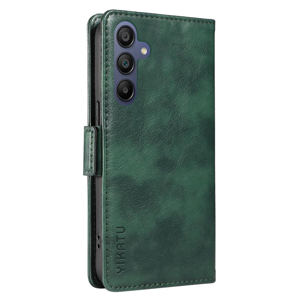 YIKATU YK-007 For Samsung Galaxy A17/A26 5G/A16 5G/A16 4G Case Side Buckle PU Leather Phone Cover Litchi Texture