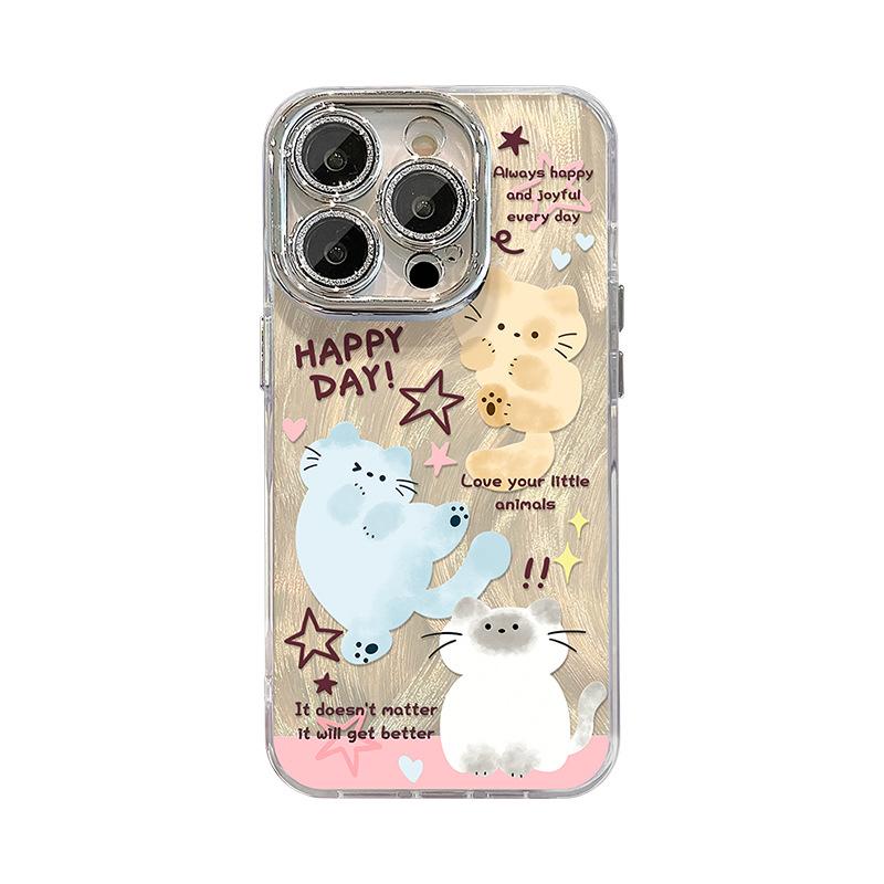 Applicable à Apple 16PROMAX Coque de téléphone Phoenix 15 Film d'objectif Full-pack 14 Sensation avancée 13 Anti-chute