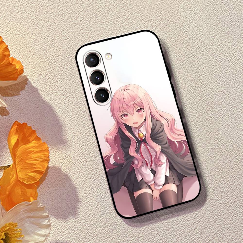 Zero No N-TsukaimaS Phone Case Black Ultra-thin Shockproof Case For Samsung S24/S25/S22/S30/Note20/Lite/Ultra/5G/Plus/FE