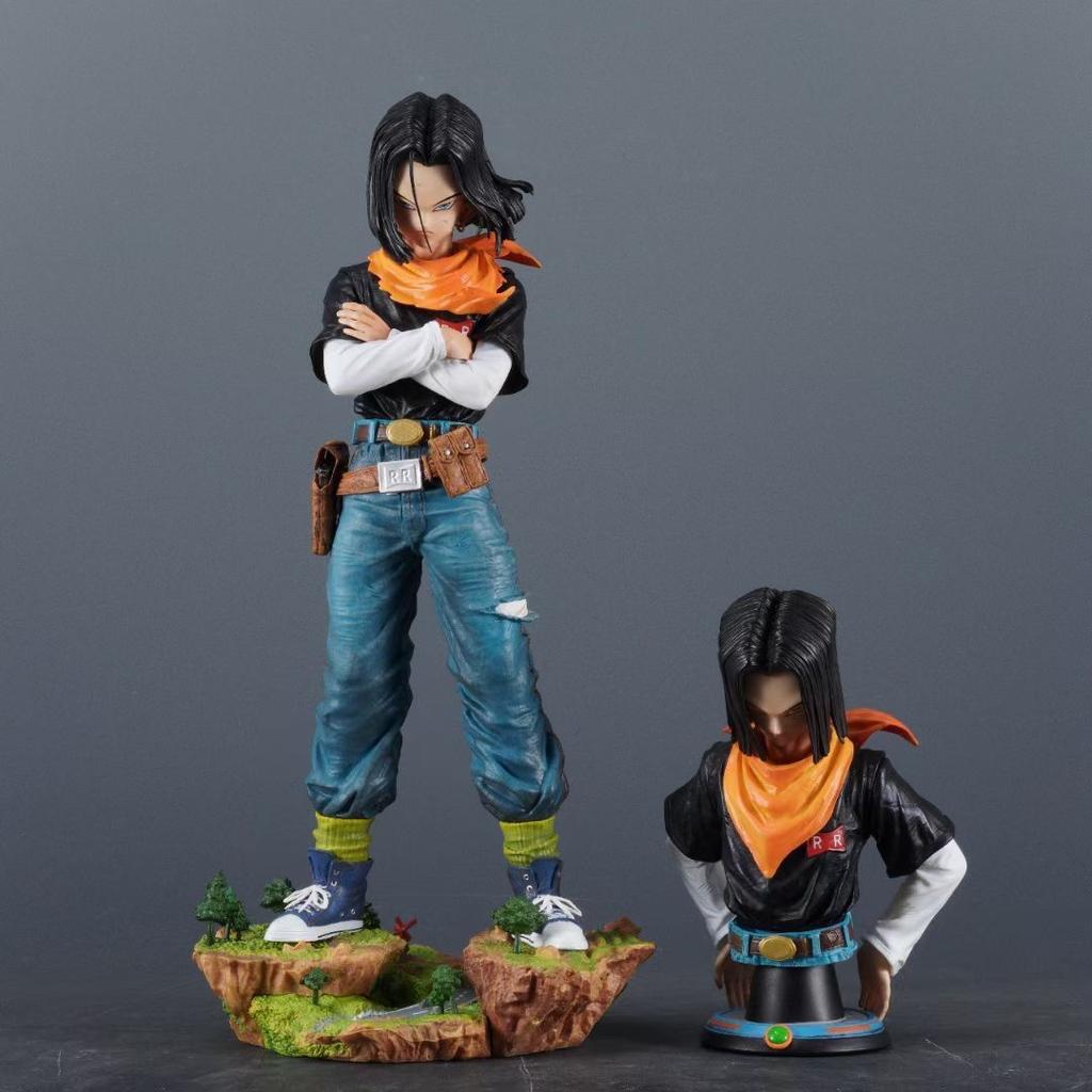 Black Pearl Cyborg 18th Dragon BallZ SSj3 Super Goku Broly 11.41Inch/29cm Can Move PVC Battle Favorites Figure hot toys Gifts