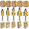 1PC 8mm Shank Casing & Base Molding Router Bit Set CNC Line Knife Woodworking Cutter Tenon Cutter for Woodworking Tools