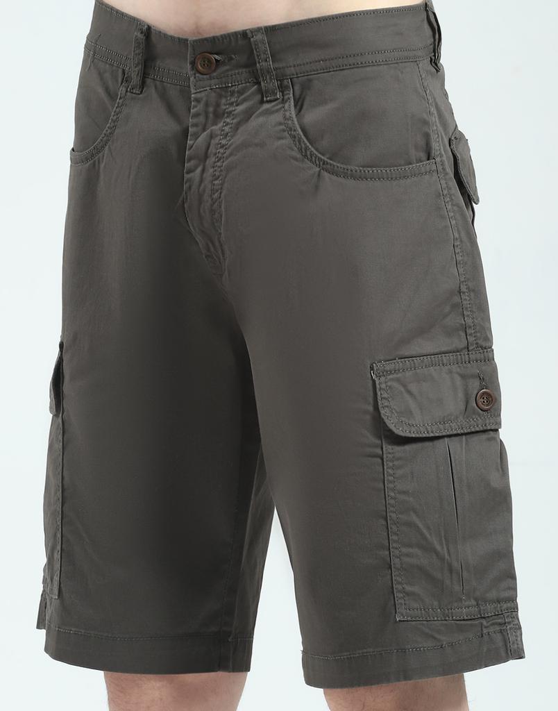 Monte Carlo Men's Solid Regular Fit Short