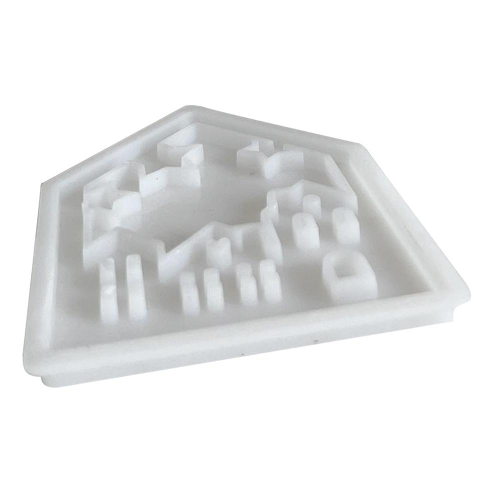 

Силиконовая форма для сращивания полых домов своими руками 3D гипсовая звезда Love House Decoration Mold House Silicone Form Christmas Decoration