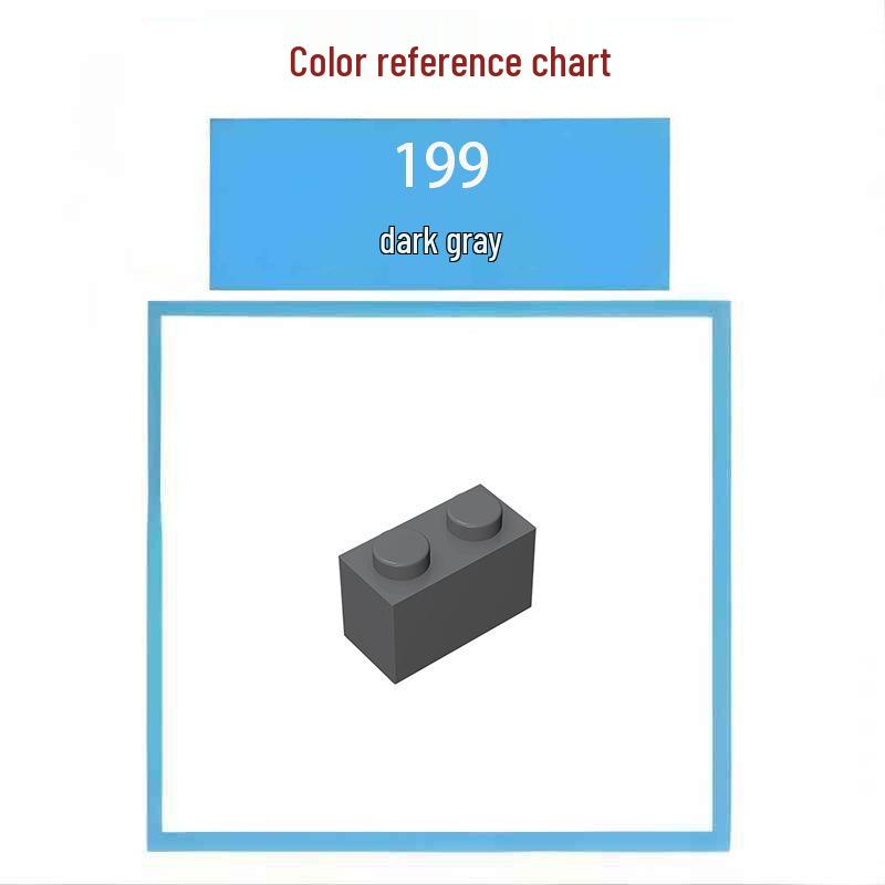 50g MOC 4345 Small Particle Interlocking Building Blocks - 2x2 Mailbox Parts