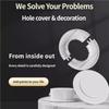 Plastic Air Conditioning Pipes Cover Replacement Wall Decorative Cover Wall Decorative Cover Pipe Plug Enduring