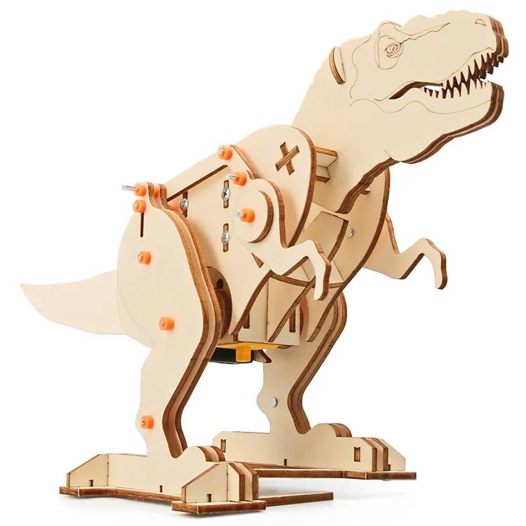 Mechanical Tyrannosaurus Rex DIY Kit Science Experiment Toy for Kids Educational STEM Project G68