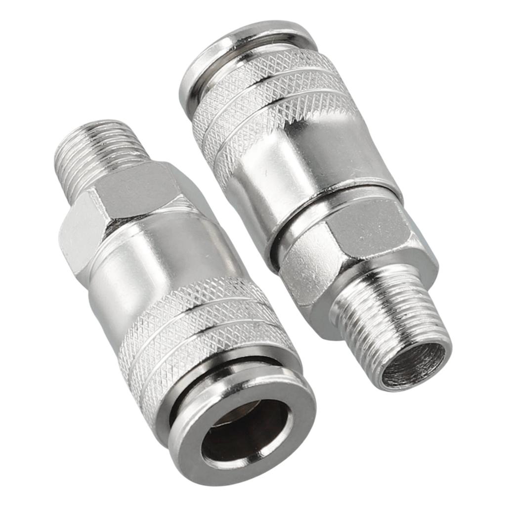 Connector Pneumatic Fitting Male Thread Metal Parts Quick Connector Replacement Spare EU Standard For Air Compressor Accessories