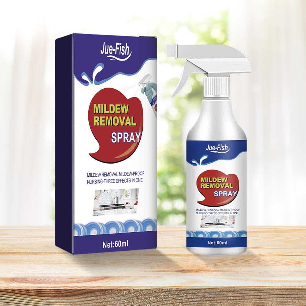 

60ML Mildew Removal Spray Multipurpose Bathroom Mildew Cleaner Foam Descaler Spray for Walls Tiles Floors Sinks Bathtubs Toilets China Mainland