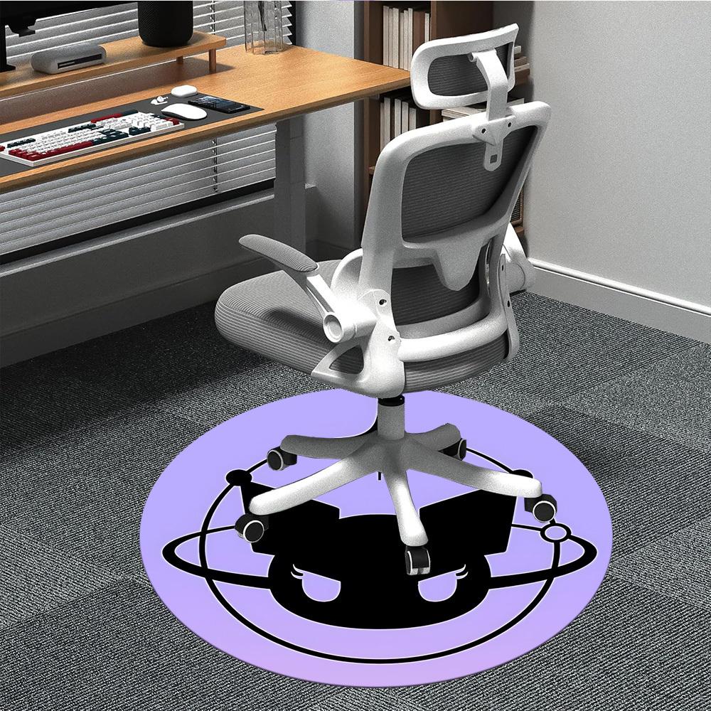 

Kuromi Cat Office Round Area Rug, Indoor Mat Suitable For Office,Bedroom Living Room Home Decor, Room Deco a0908136 80cm by 80cm