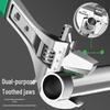 Universal Adjustable Open-End Plumbing Wrench Set - Multifunctional Large Opening Pipe Wrench