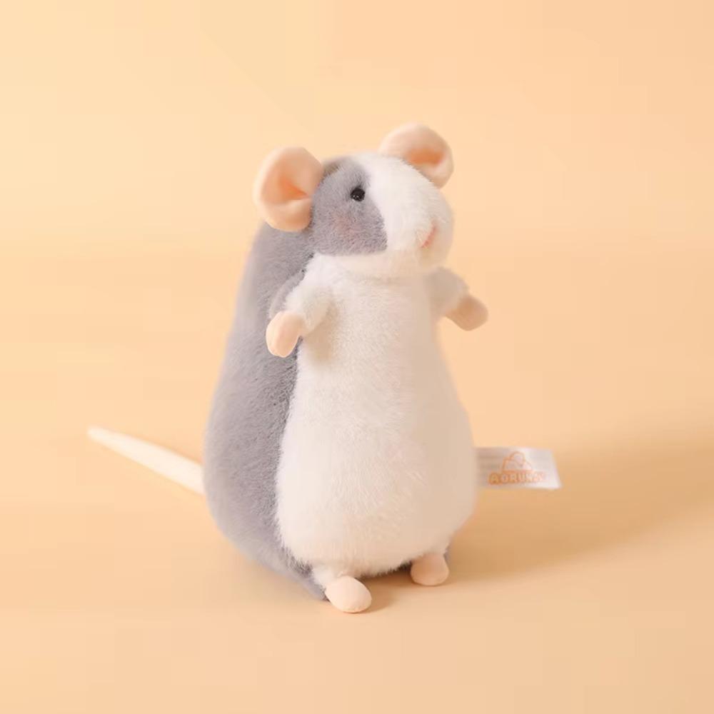 15/21CM Rat Plush Toys Bag Charn Mouse Pendant Cartoon Stuffed Mouse Doll  Kids Toy