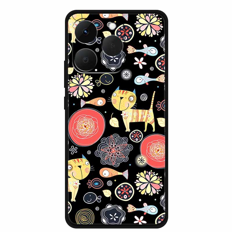 Case For OPPO Realme 15T Embossed Blossoms Funda 3D Relief Flowers Coque Silicone Soft Phone Cover For Realme 15 T 5G Bumper