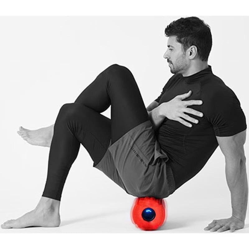 Stretch Roll S Red Vibrating Foam Roller for Myofascial and Training SR-002RD Release, Stretching,