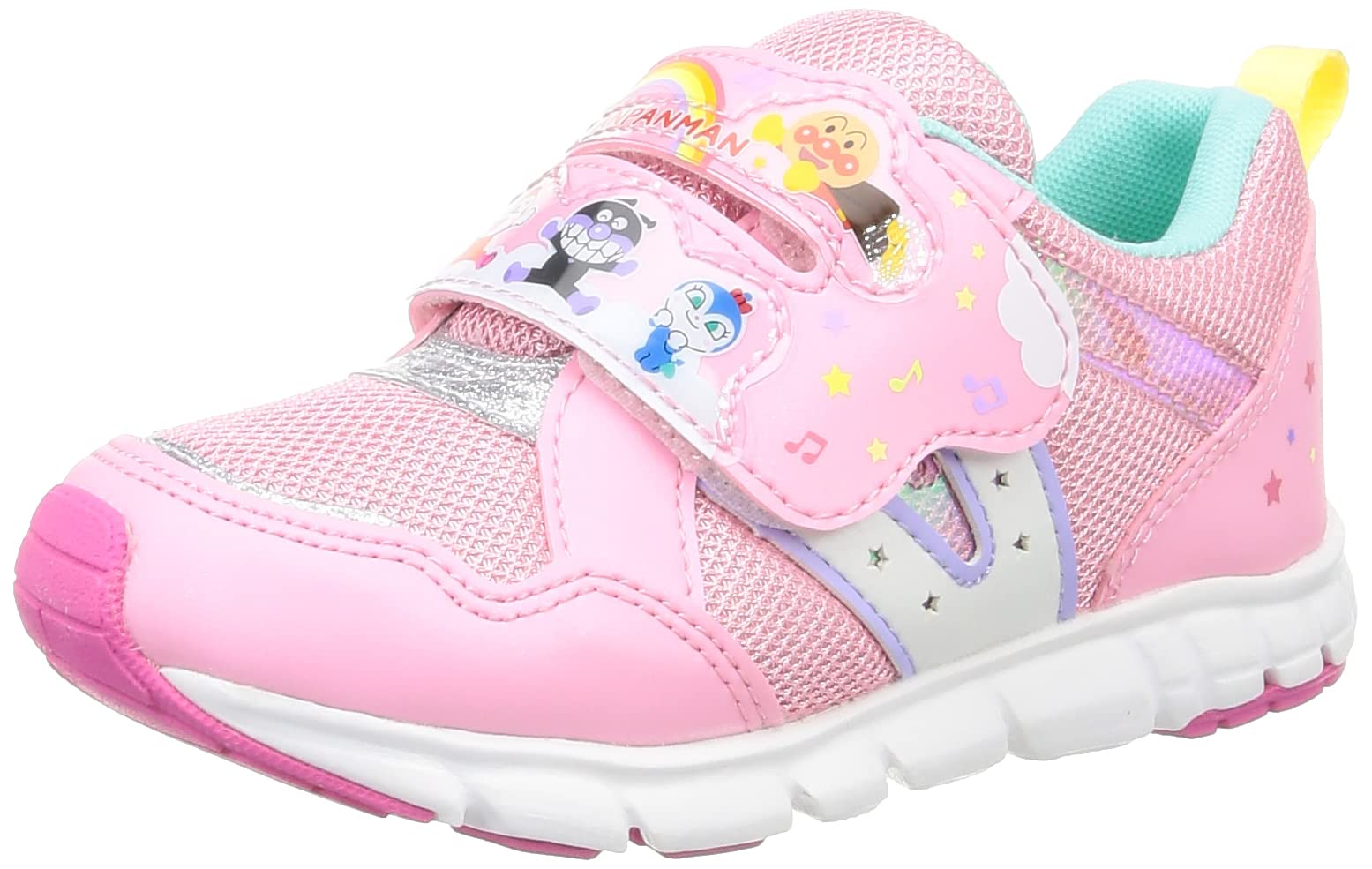 

Athletic AP 2E [Anpanman] Sneakers, Shoes, Magic, 14cm~19cm, Boys, Girls, Kids, C170, Pink, 19.0 cm, розовый