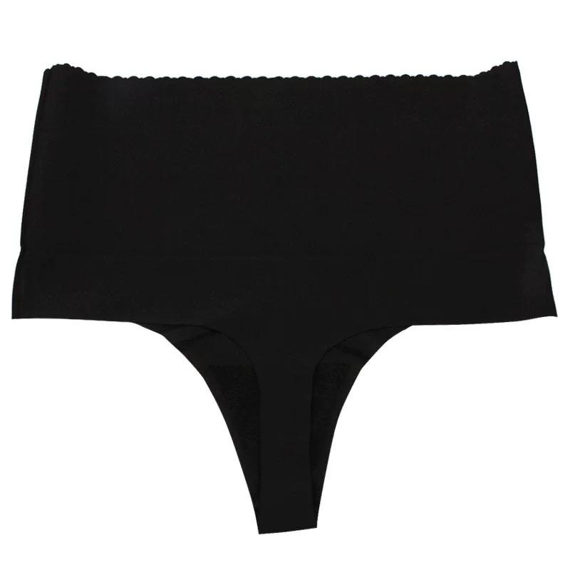 Eco-Friendly Women s Sexy Printed Low-Rise Seamless ODM High-Waist Panties S чёрный