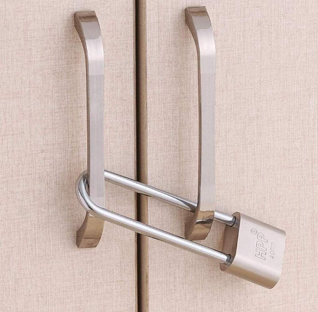 Tumecos Bicycle Alloy with 4 Suitable for U-Lock, Padlock, Lock, Steel, Keys, Cut-Resistant, Waterproof, Rust-Resistant, Anti-Theft, Home, School,