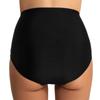 Women's Fashion -Colour Sexy Pleated High-Waisted Bikini Bottoms