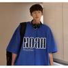 Männer Kurzarm T-Shirts Brief Grafik Druck Mode Halbe Hülse T-shirts Männer Kleidung Casual Tee Mann Sommer Koreanische Retro Tops für