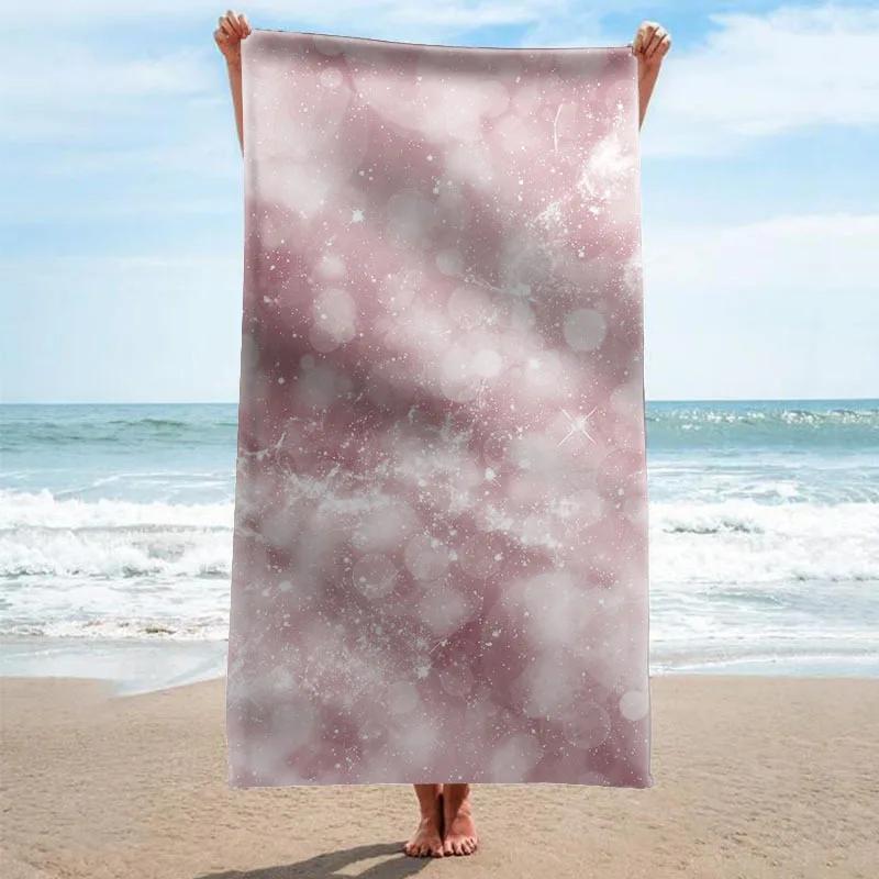Starry Sky Bath Towels Mysterious Universe Galaxy Beach Towel Bathroom Sport Towel Microfiber Shower Quick Dry Swimming Cover