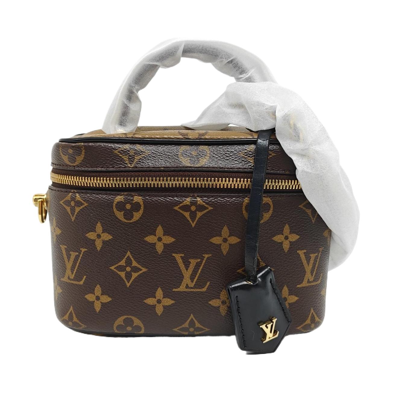 [Pre-Owned] Vanity Portable Monogram Makeup Bag - Very Good #18LVK7O ONE SIZE