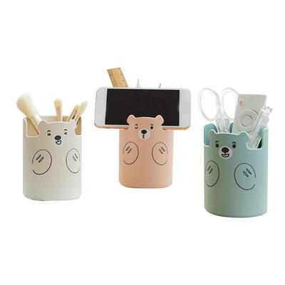 Niedlicher Bären-Bleistifthalter, Schreibwaren-Organizer für den Schreibtisch, Schule, Büro, Zuhause
