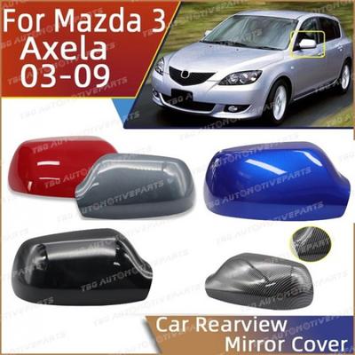 Rearview Side Mirror Housing Wing Mirror Cover For Mazda 3 Axela BK 2003 - 2009