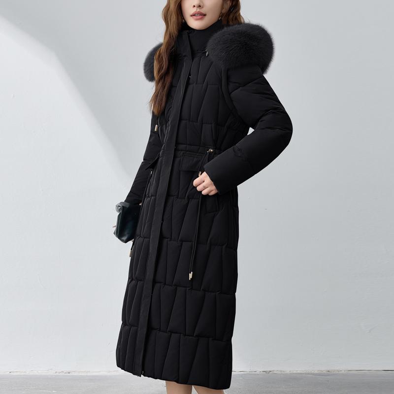 Sleeves Detachable Fashion Woman Winter Coats Hooded Faux Fur Collar Thick Warm Long Parkas Women's Jackets