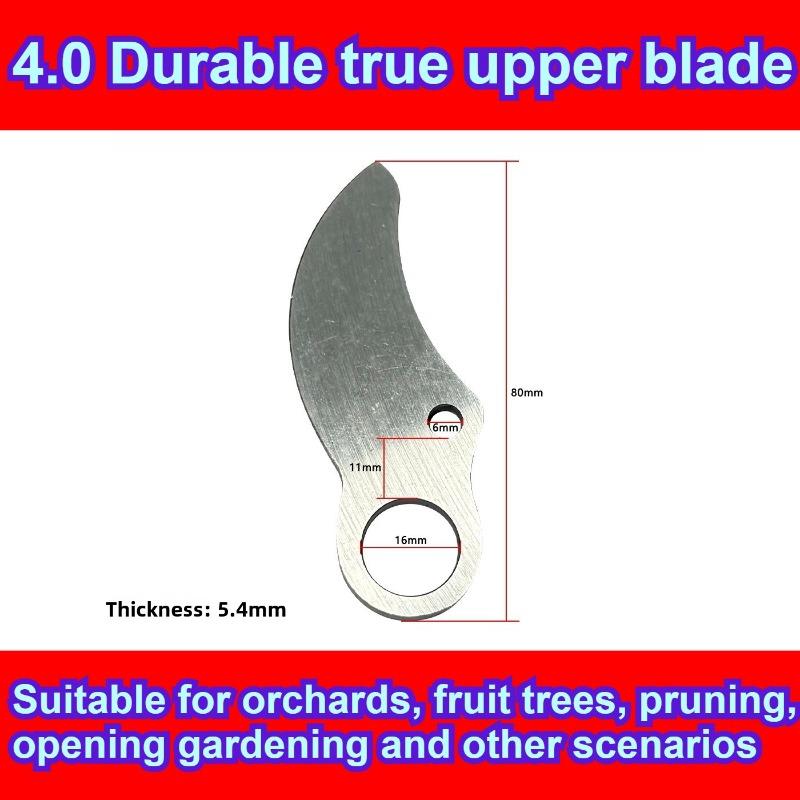 Lithium battery pruning shears original blade Rechargeable electric pruning shears blade 4.0 Open fruit tree scissors blade