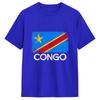 Congo Flag Unisexs T Shirts Crazy Tees Short Sleeve Crew Neck Tshirt 100 Cotton 6xl Clothing