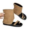 Shoes New Style Belt Buckle Toe Casual Fashion Women's Summer Outer Wear Cover Toe Flat Sandals Women
