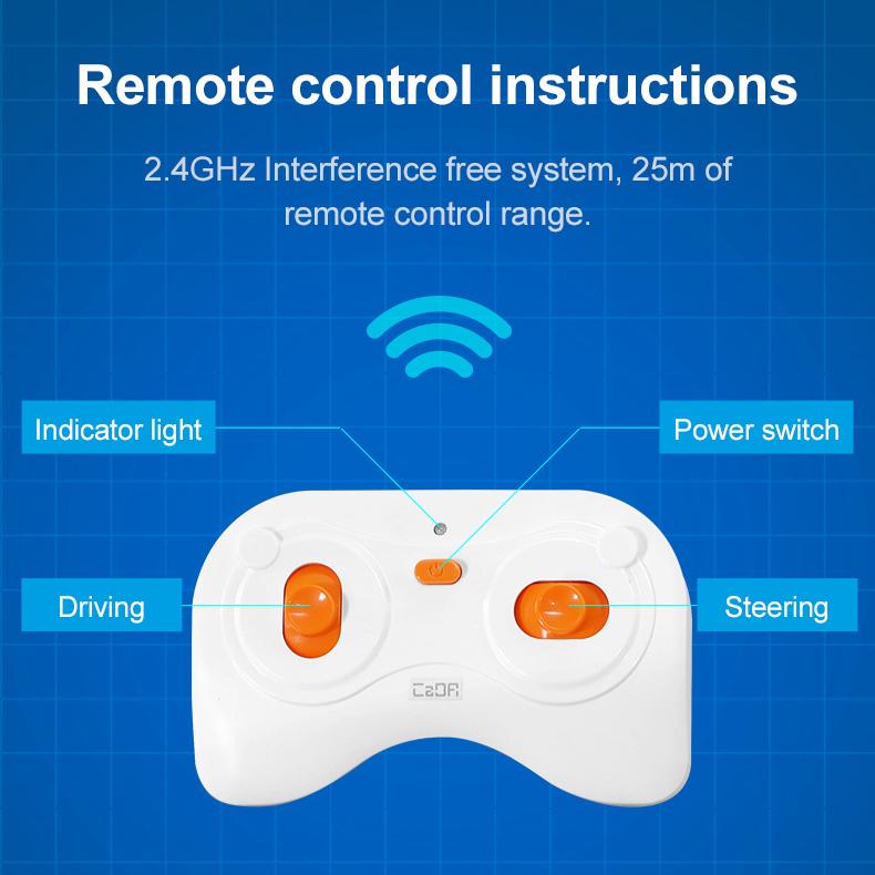 Cada 325pcs City Technical RC Racing Car App Programming Building Blocks Remote Control Speed Vehicle Bricks Toy for Children