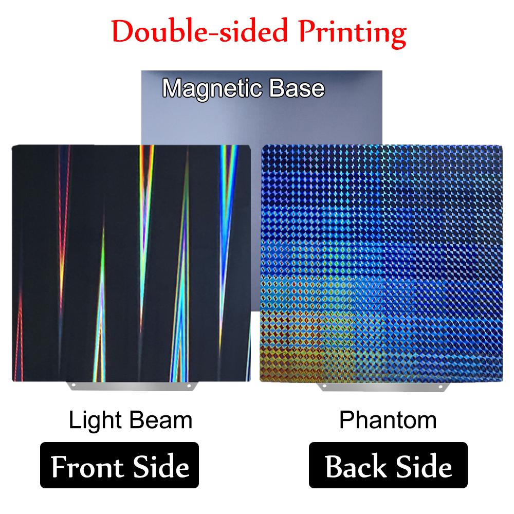 Double Sided Magnetic Heated Bed 220x220mm Build Plate H1H PEI Sheet PEO PET Plate for Anycubic Mega Pro Anet A8 Duplicator I3