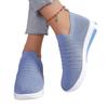 Fashion European 2025 Plus Size Women's Shoes New Thick Soled Sloping Heel Sports Style Casual Breathable Vulcanized Sneakers