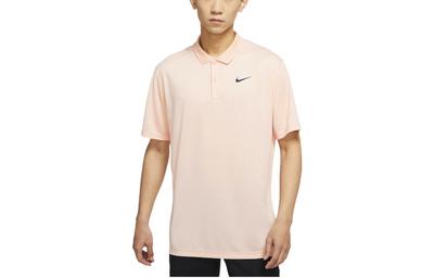 Polo Shirts Men's Orange Pink Polo Collar Moderate Straight Fit DH0823-800