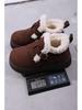 Birkenstock Damen 2025 Fleece-gefütterte Winter-Loafer mit dicker Sohle: Warme, pelzige, lässige Schneestiefel