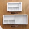 Space Saving Plastic Multi Compartment Organiser Drawer Box For Stationery Electronics Storage Smooth Sliding Drawers