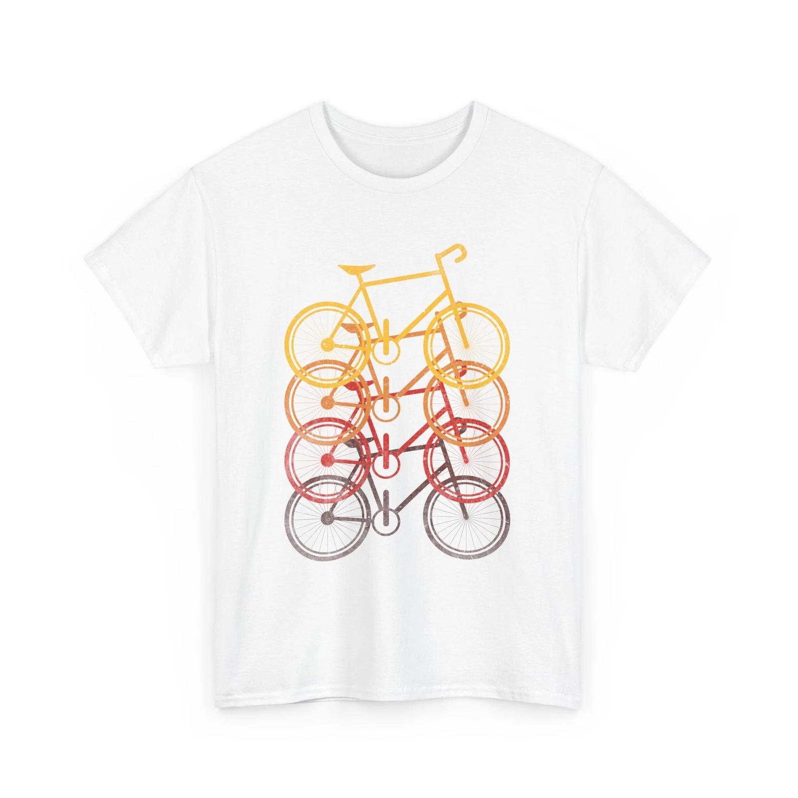 Cyclist T-Shirt | Biking Shirt | Bicycle Retro Cycling Tshirt 4XL