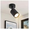 Spot d'intérieur - NETTLIFE - Spot GU10 - Noir - Orientable 350° - Métal