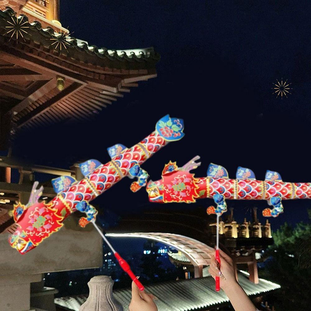 Waterproof Dragon Light Toy Glowing Handheld Dancing Dragon Toy  for Mid-autumn Festival