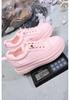 Women's Breathable White Sneakers - Korean Style, Versatile, Casual, Thick-Sole Sports Shoes for Spring and Summer.