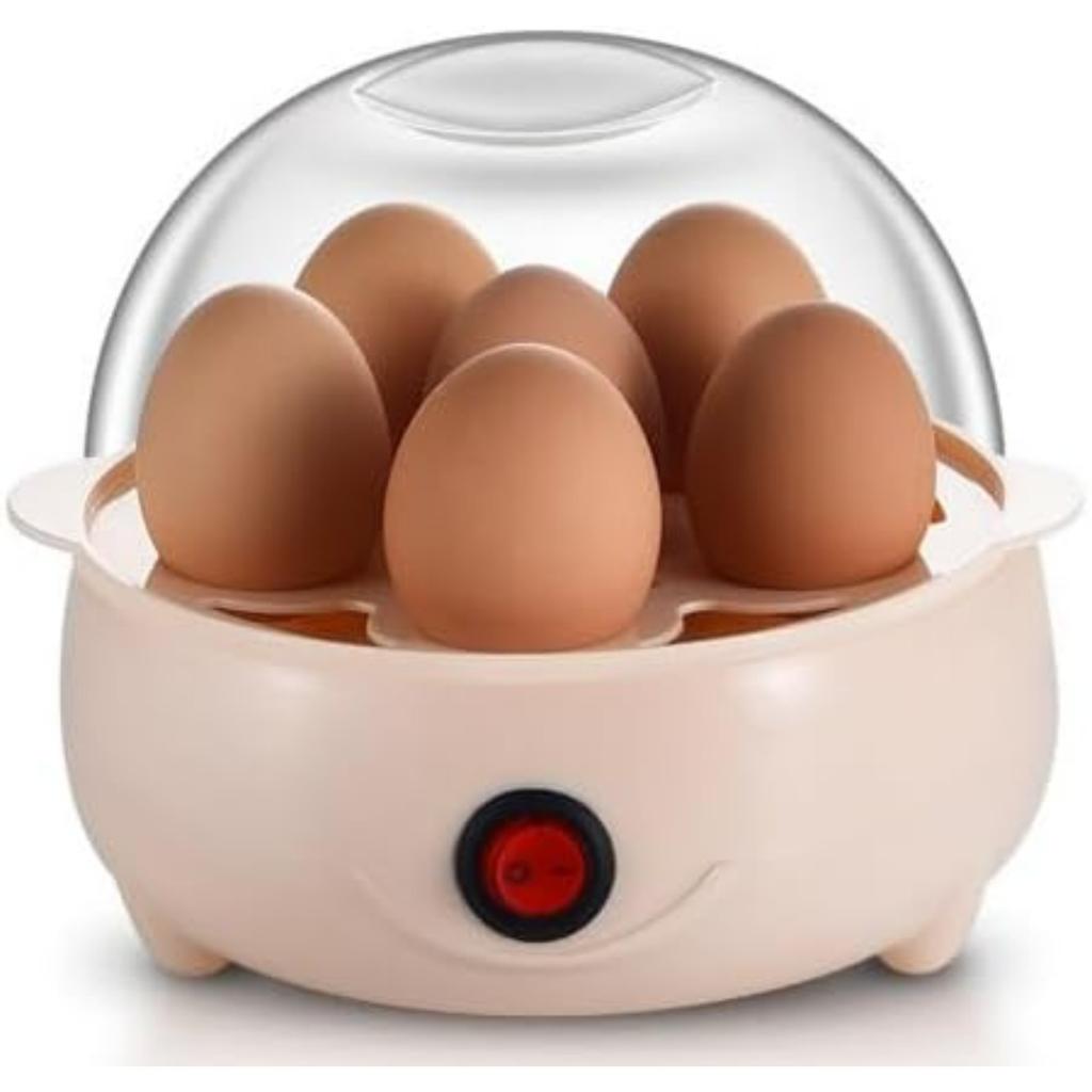 Electric Egg Steamer Compartment Cooker With Auto Shut Off For Perfect Hard Soft Boiled Eggs Kitchen Tool Power Protection for Breakfast