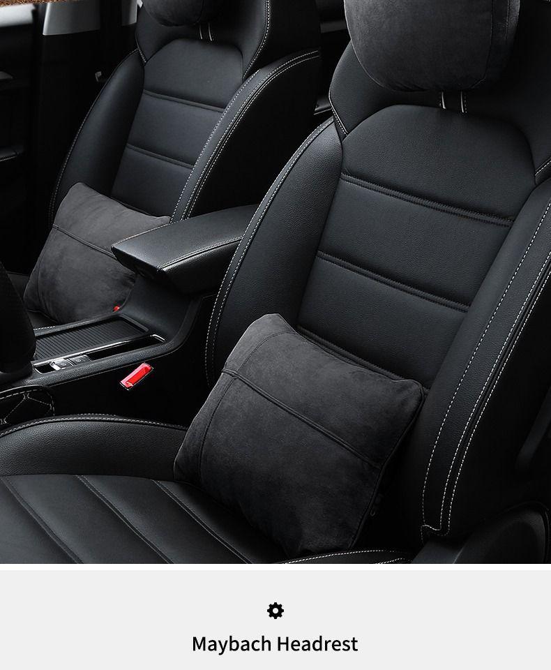 Car Headrest Pillow: S-Class Maybach Mercedes-Benz BMW Seat Lumbar & Neck Support